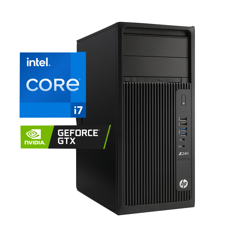 HP Workstation Z240 "Gaming" / Intel Core i7 6700 3,4ghz / 16Gb ram / ssd 256Gb / T. Gráfica Geforce GTX 980 4Gb / Win 10 Pro / Estado estético "Pro Line"