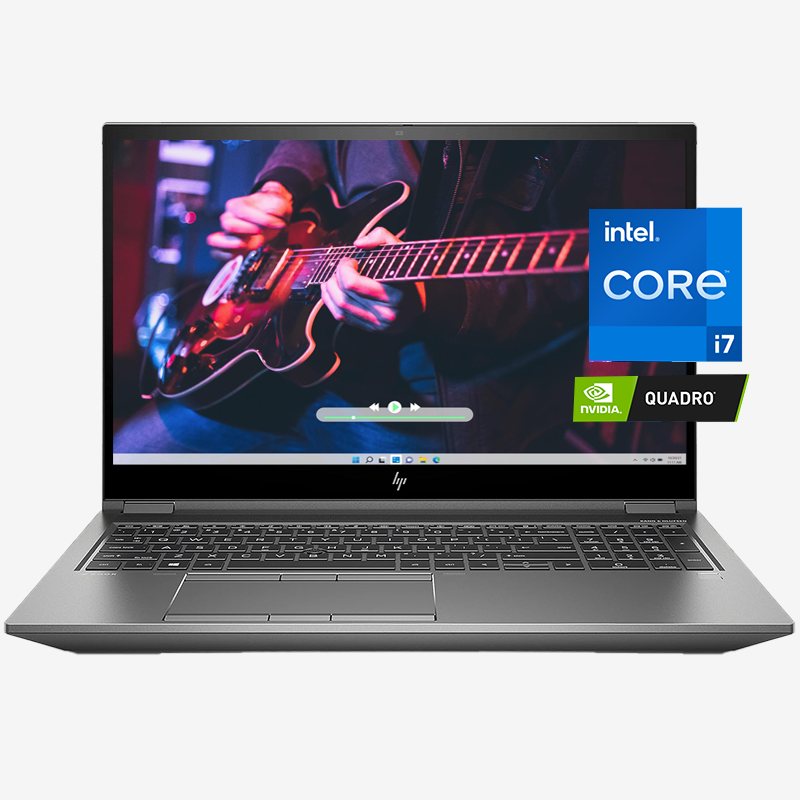 HP Zbook Fury 15 G8 / Intel Core i7 11850H 2,5ghz / 16Gb ram / 512GB ssd / Pantalla 15" / T. Gráfica Nvidia T1200 4Gb / Win 11 Pro / Estado estético "Pro Line"