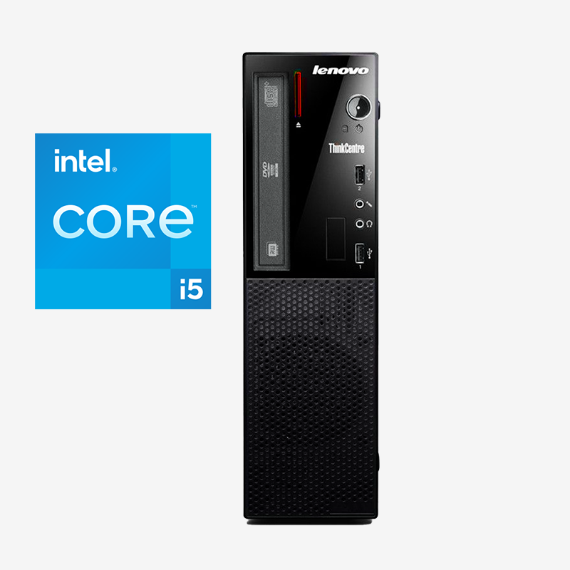 El PC reacondicionado Lenovo ThinkCentre E73 es un ordenador de sobremesa diseñado para ofrecer un rendimiento fiable y eficiente. Equipado con un procesador Intel Core i5, 8GB de RAM y un disco duro de 500GB.