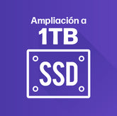 Ampliación a disco duro SSD de 1TB - venta exclusiva con la compra de un portátil o cpu (se sustituirá por el disco actual)