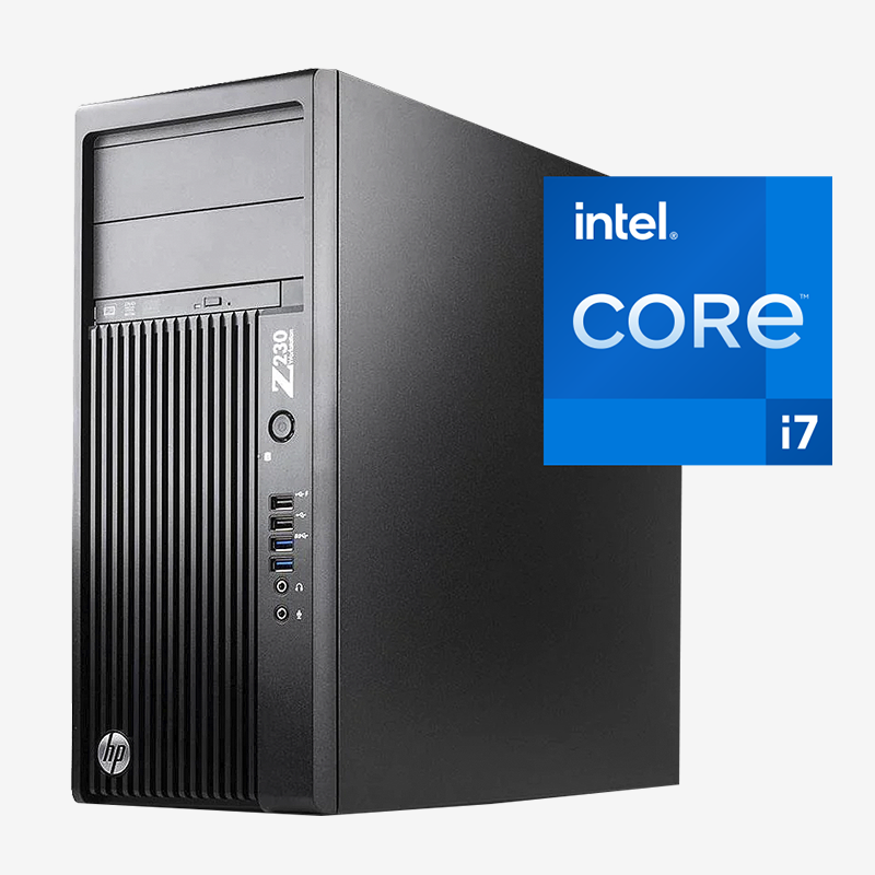 HP Z230 / Core i7 4790 3,6ghz / 16Gb ram / ssd 256Gb / Win 10 Pro / Estado estético "Pro Line"