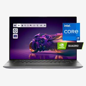 Dell Precision 5550 15” i7‑10850H, 16GB, SSD 512GB, Quadro T1000, Pro Line