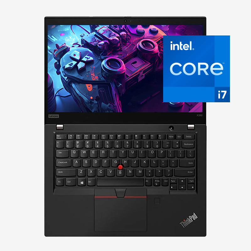 Lenovo Thinkpad X390 / Intel Core i7 8665u 1,9ghz / 16Gb ram / ssd 256Gb / Pantalla 13" / Win 11 Pro / Estado estético "Pro Line"